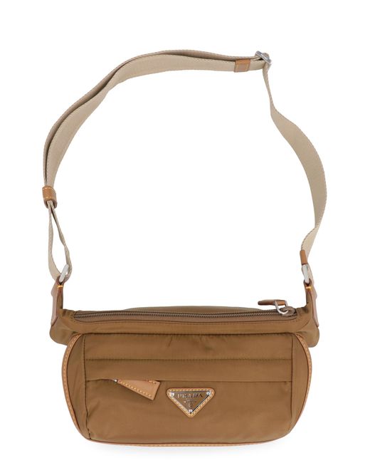 Prada Brown Messenger Handbag for men