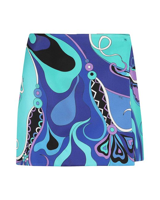Emilio Pucci Blue Skirt Gonna