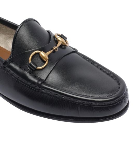 Gucci Black 1953 Horsebit Loafers