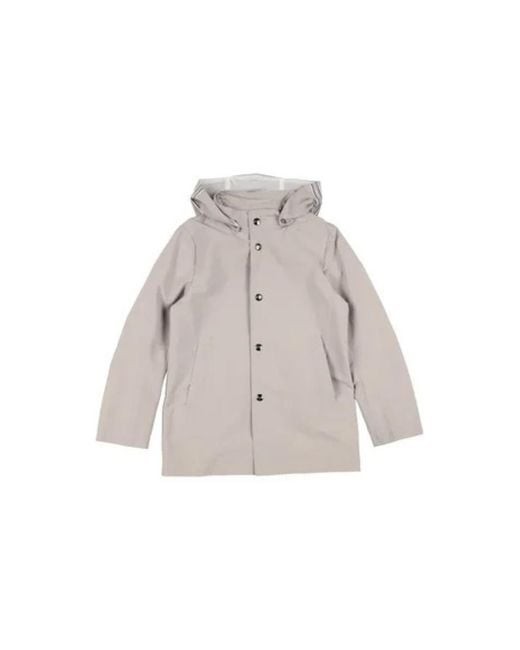 Herno White Kids Outerwear Jacket Gc0021B-19339 Light-Pastel Clothing