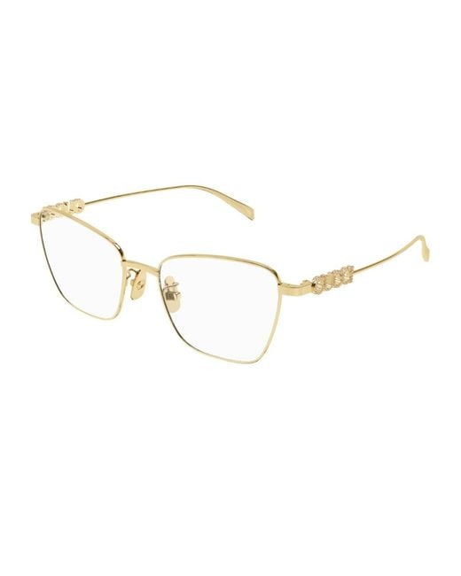 Gucci Brown Gg1807O 001 Metallo Optical Frames