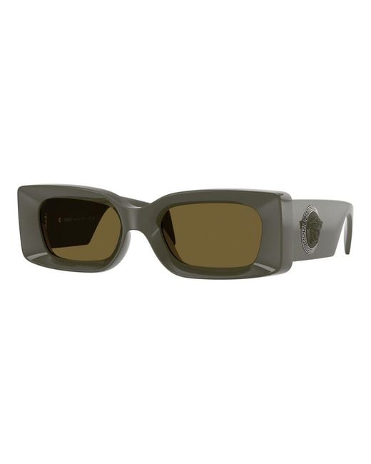 Versace Green Acetate Sunglasses