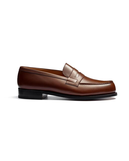 J.M. Weston Brown 180 Loafer for men