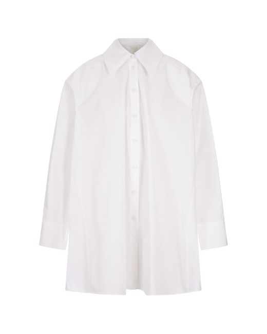 Jil Sander White Cotton Voluminous Shirt
