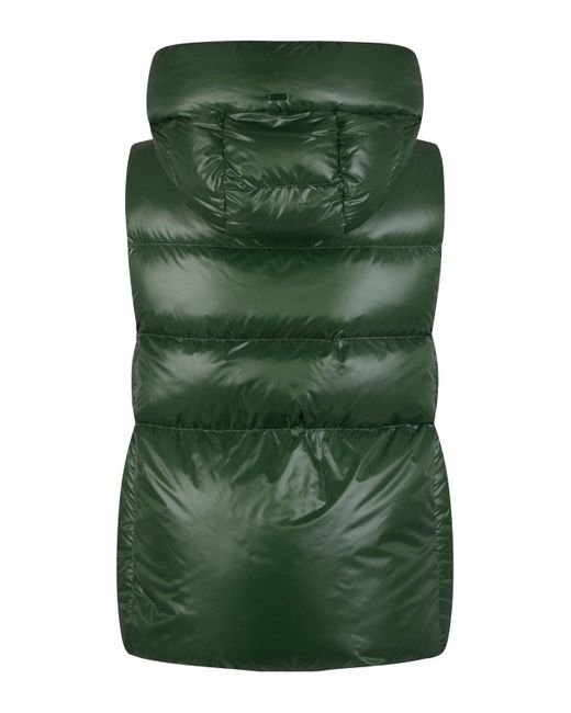 Herno Green Quilted Padded Vest