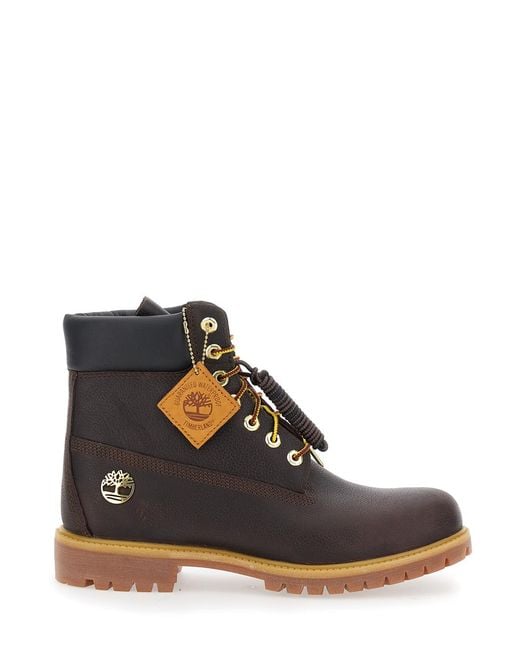 Timberland Brown Boots Nubuck Leather for men