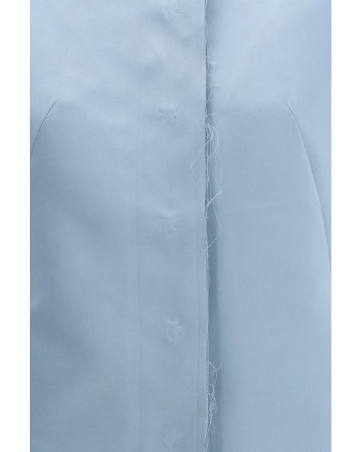 DI STAVNITSER Blue Sleeveless Dress Polyester