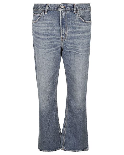 Fiorucci Blue Flared Low Rise Jeans for men