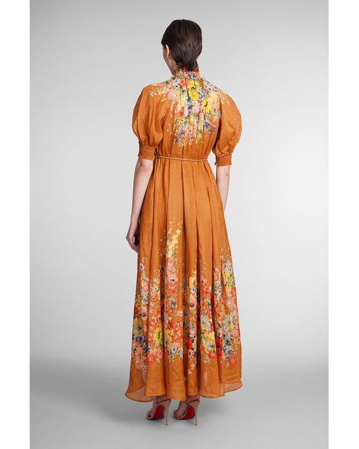 Zimmermann Orange Dress