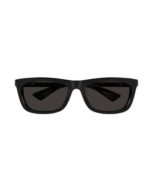 Bottega Veneta Black Frame And Lens Sunglasses