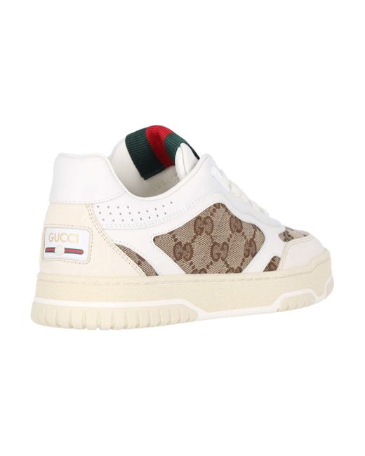 Gucci Natural Re-Web Sneakers