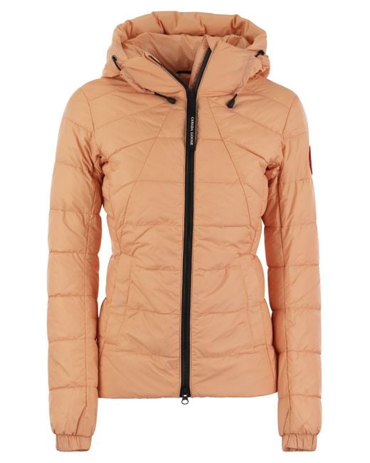 Canada Goose Brown Abbott - Hooded Down Jacket