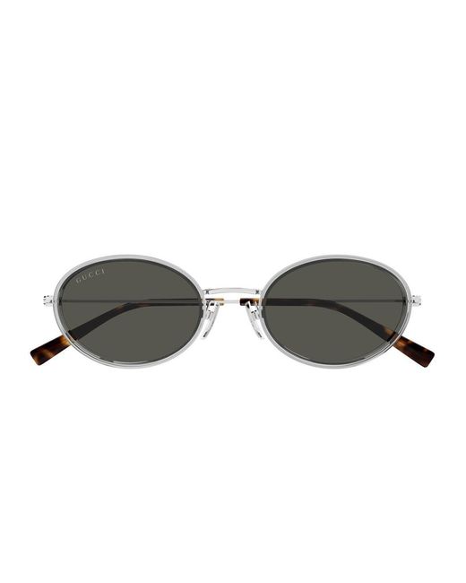Gucci Multicolor Gg1980S Linea Emblem Iniettato/Metallo Sunglasses