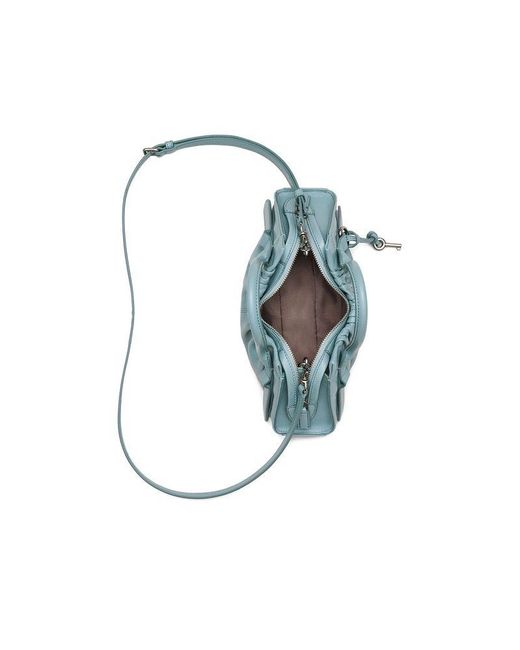 Marc Jacobs Blue Shoulder Bag Calf Leather Shoulder-Bags