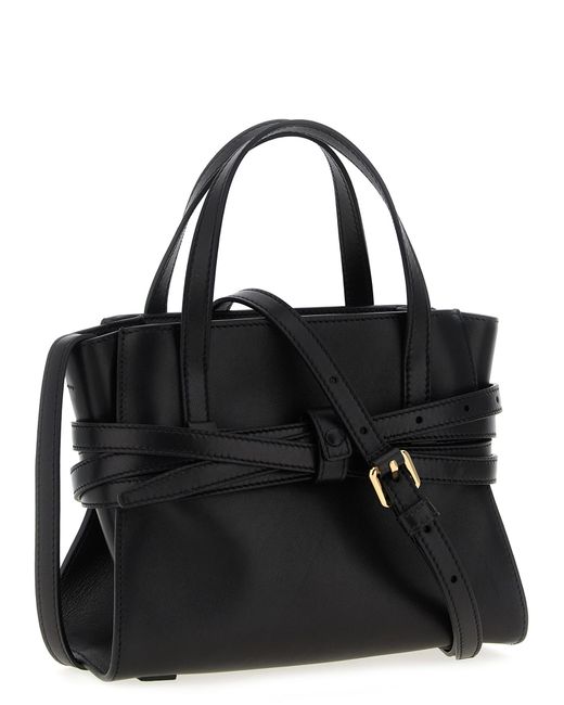 Moschino Black 'Tie Me' Small Handbag