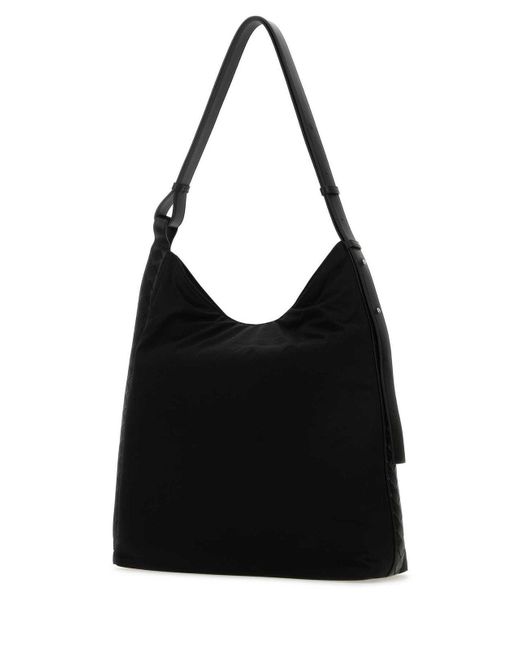 Bottega Veneta Black Fabric Shoulder Bag for men