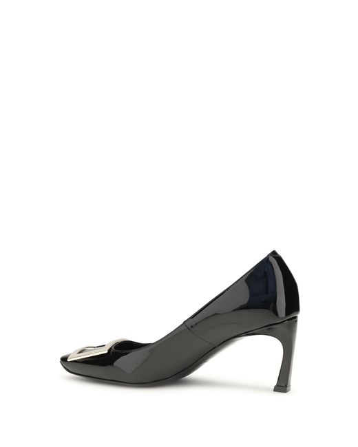 Roger Vivier Black Pumps Trompette Patent Leather Calf (Bos Taurus)