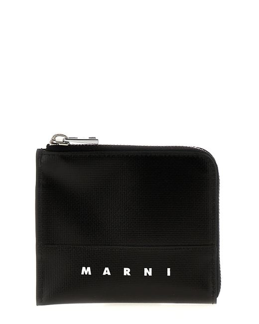 Marni Black Logo Wallet Wallets, Card Holders for men