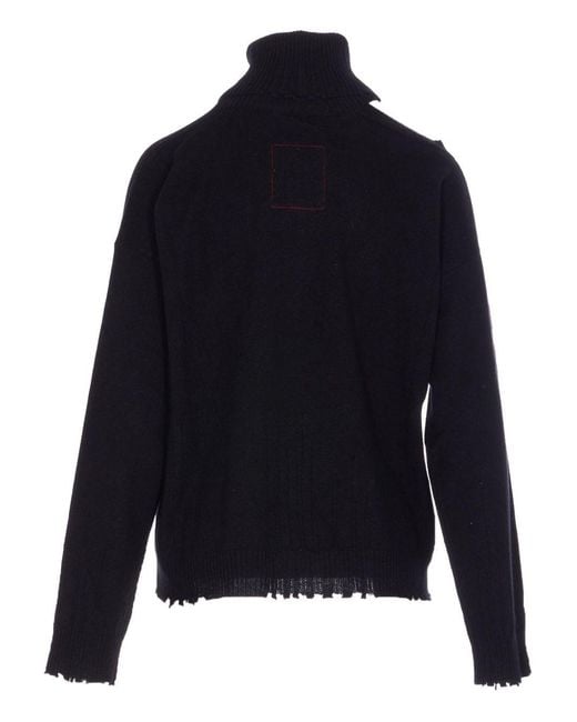 Uma Wang Blue Sweaters Wool