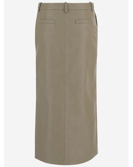 Frankie Shop Natural Skirt Nylon Polyurethane