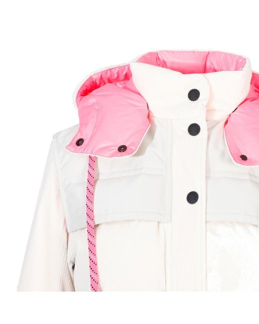 3 MONCLER GRENOBLE Pink Apres Ski Jacket