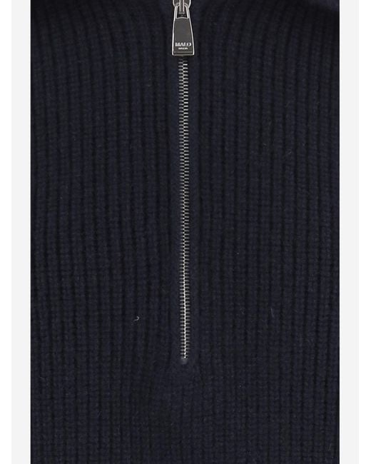 Malo Blue Sweater Cashmere