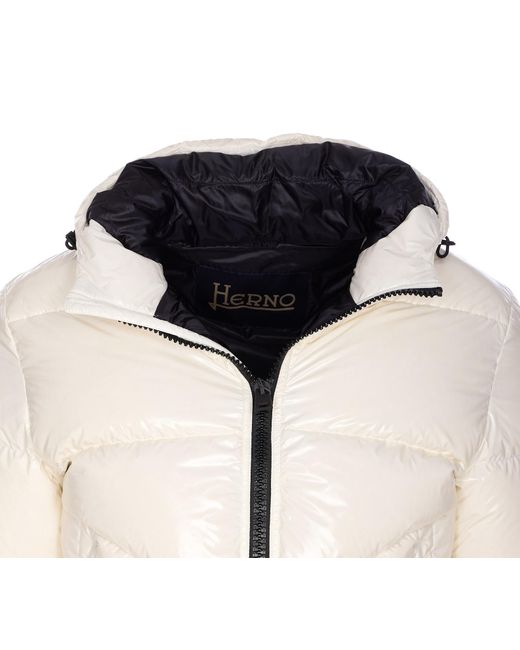 Herno Natural Gloss Bomber for men