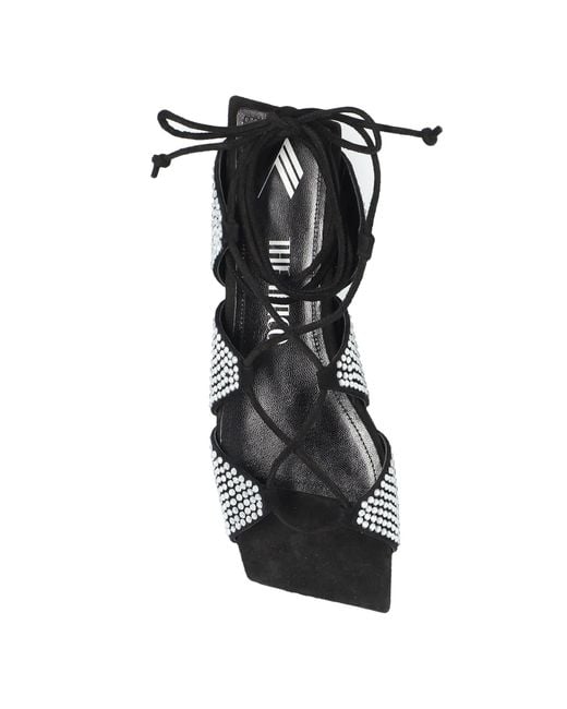 The Attico Black ‘Renee’ Sandals