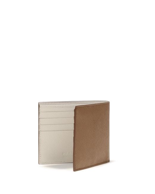 Prada Natural Leather Wallet Calf Umbrellas for men