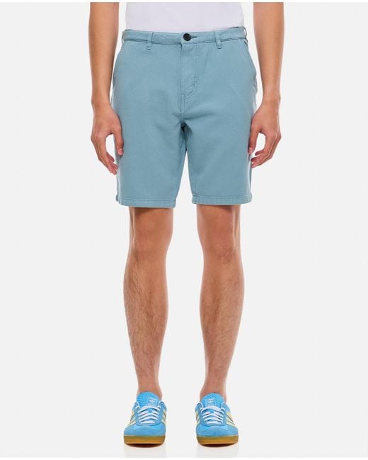 Paul Smith Blue Cotton Shorts for men
