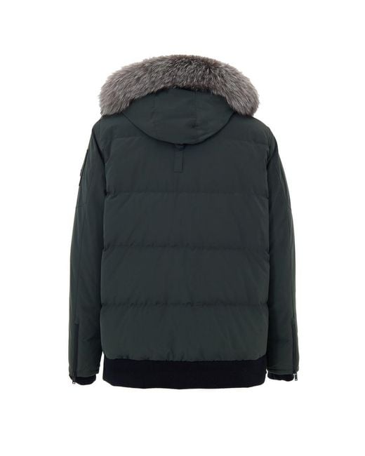 Moose Knuckles Black Nylon Parka Clothing for men