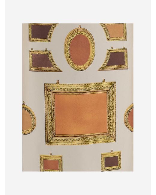 Versace Multicolor Skirt Printed Silk