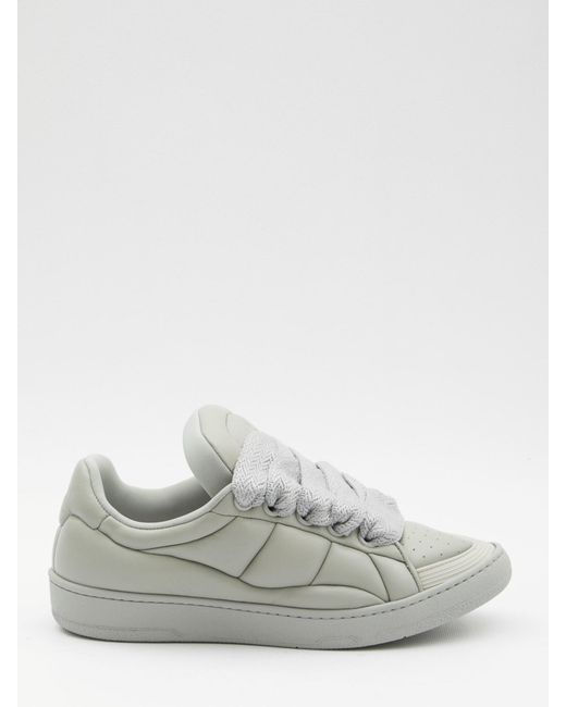 Lanvin White Curb Xl Low Top Sneakers for men
