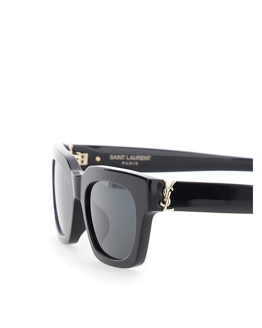 Saint Laurent Black Sunglasses Wellington Acetate