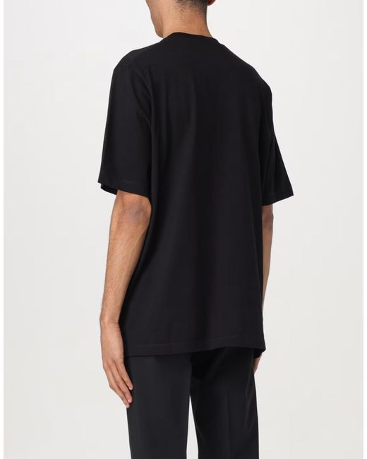 DSquared² Black Slouch Fit Logo T-Shirt for men