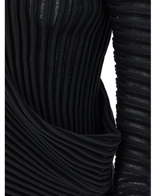 Issey Miyake Black Stream' Top