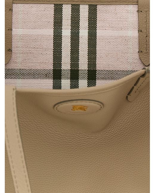 Burberry Natural Medium 'Bloomsbury' Reversible Shopping Bag