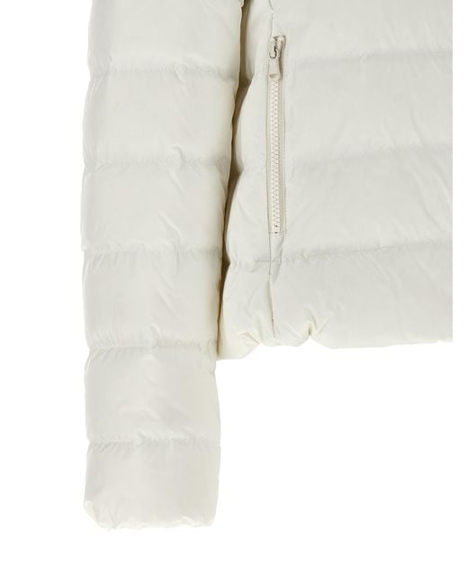 Brunello Cucinelli White Polyester Full-Length Jacket Clothing
