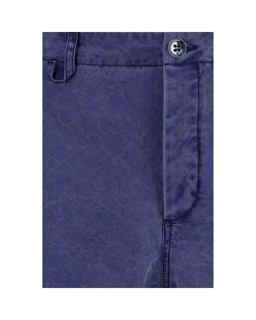 Jacquemus Blue Cotton Bermuda Shorts for men