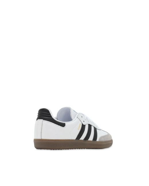 Adidas White Sneakers Samba Og Leather--Granite Trainers