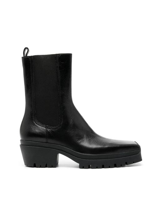Alexander Wang Black Terrain 45 Moto Boots
