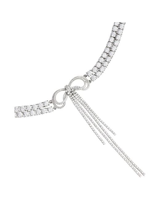 Self-Portrait Metallic Choker Necklace Metal Necklaces