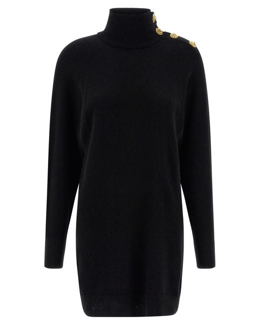 Balmain Black Sweater Dress