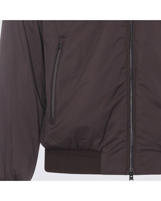 Herno Brown Casual Jacket for men