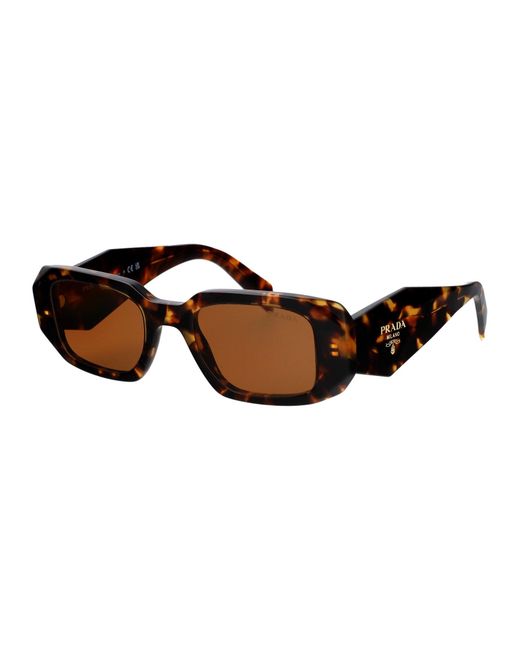 Prada Brown Pr17Ws Symbole Sunglasses