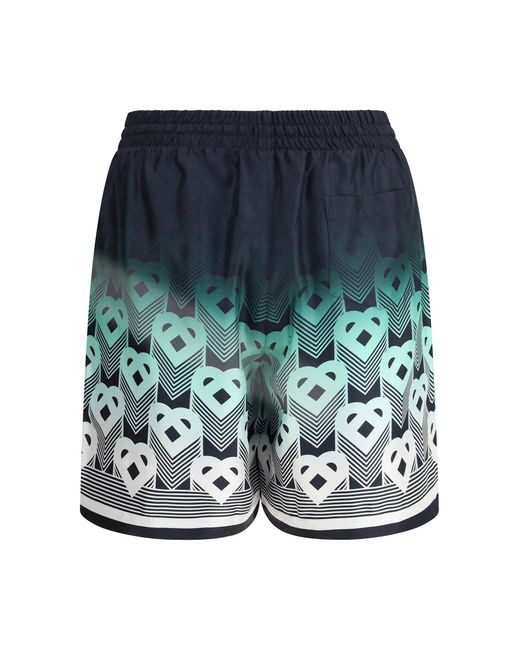 Casablanca Multicolor Gradient Monogram Shorts for men