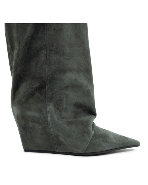 Vic Matié Black Cocoon Minimal Mud Tubular Boots