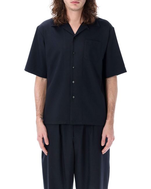 Marni Black Bowling Tropical Shirt for men