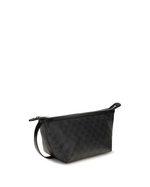 Gucci White Small Essence Classic Pouch Cotton; Linen; Polyurethane Clutches