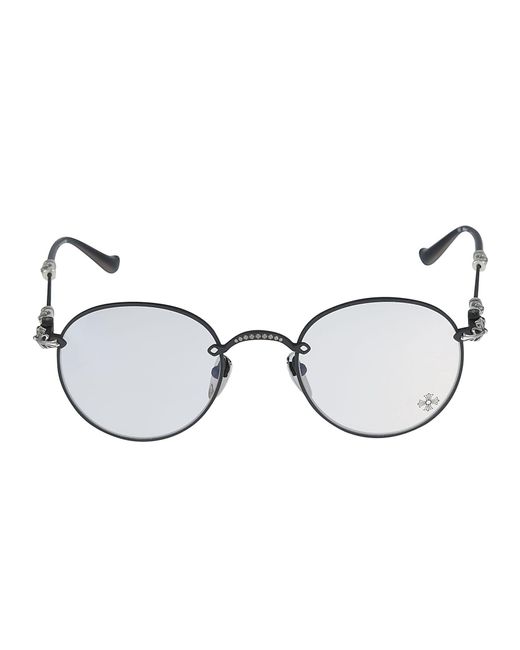 Chrome Hearts Metallic Bubba-a Round Glasses for men